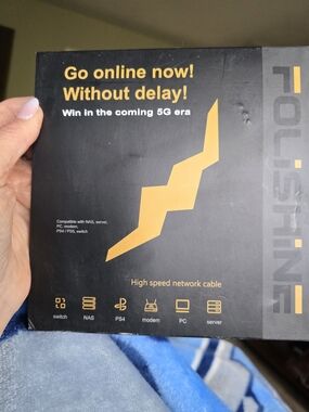 Cat7 Ethernet Cable 50ft New